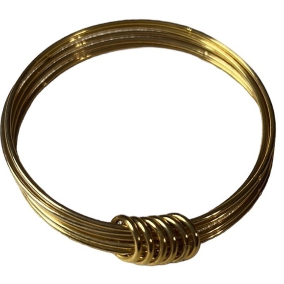 Cluster gold bracelet - Picture 1 of 2